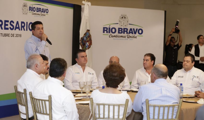 REFRENDA GOBERNADOR COMPROMISO CON FAMILIAS Y GOBIERNO DE RÍO BRAVO