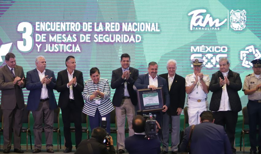 SE REÚNE EN TAMAULIPAS LA RED NACIONAL DE MESAS DE SEGURIDAD Y JUSTICIA