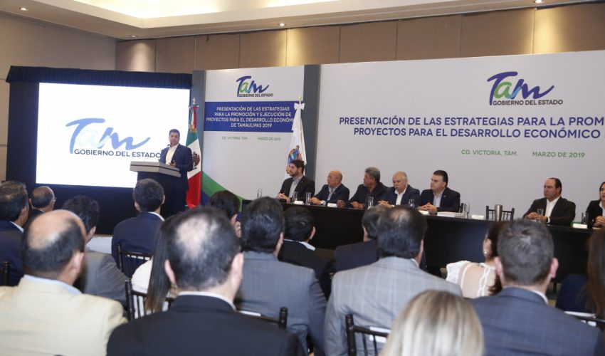 PRESENTA GOBERNADOR ESTRATEGIA PARA EL DESARROLLO INTEGRAL DE TAMAULIPAS