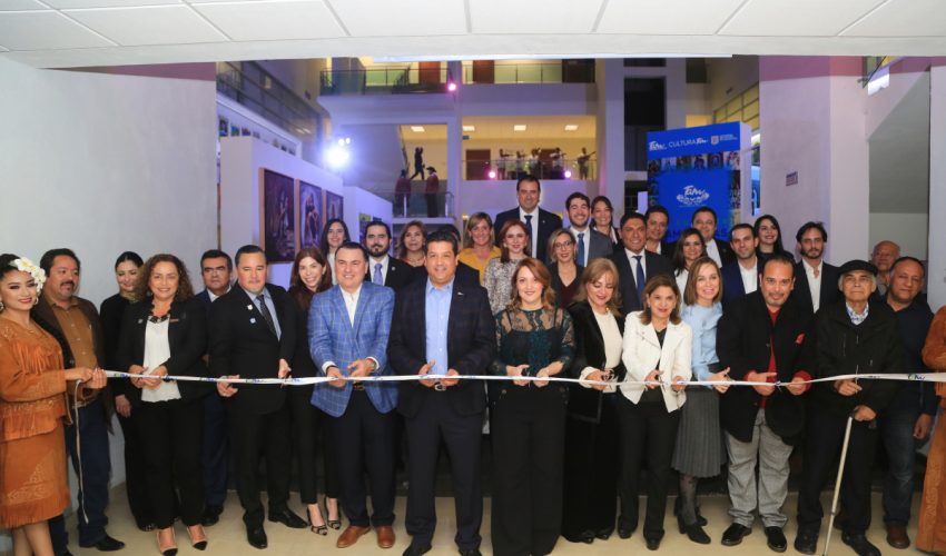 INAUGURAN GOBERNADOR Y PRESIDENTA DEL DIF LA EXPOSICIÓN COLECTIVA: EL COLOR DE TAMAULIPAS