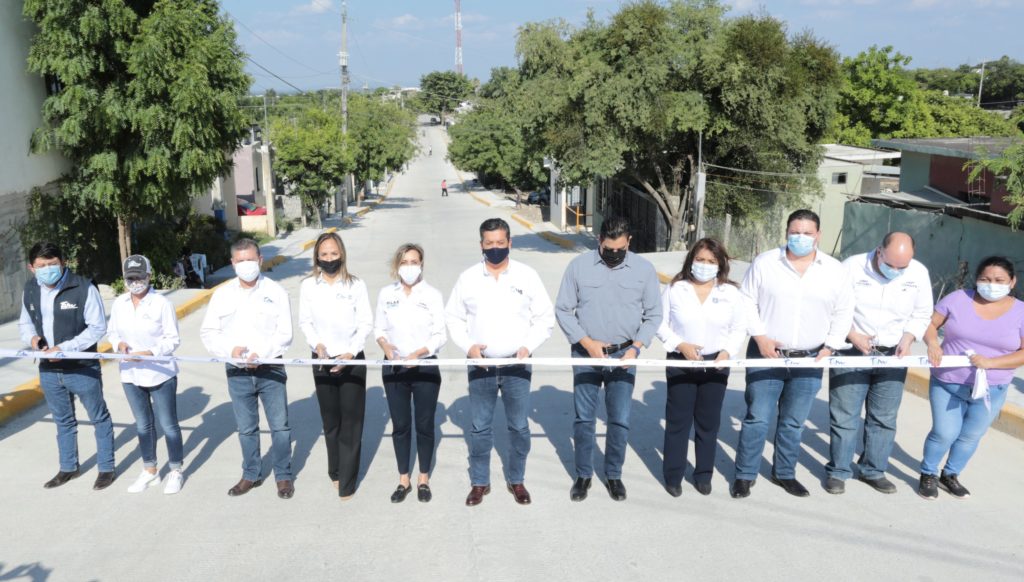 Continuará Gobierno de Tamaulipas aplicando recursos para la pavimentación de calles en municipios.