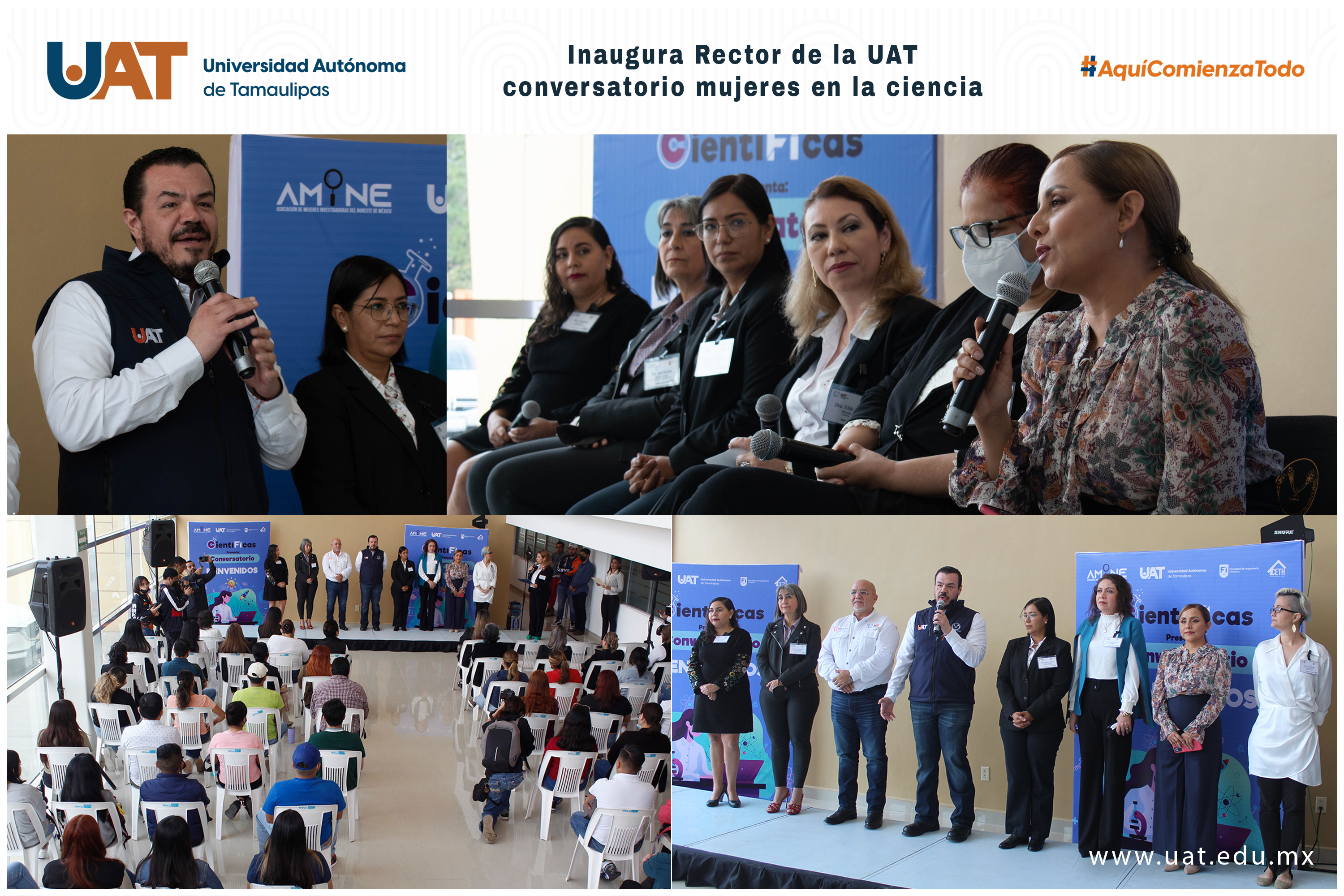 Rector de la UAT inaugura conversatorio sobre mujeres en la ciencia ...