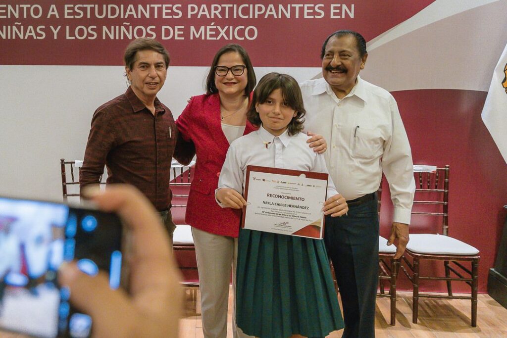 Darán voz a la niñez tamaulipeca nueve niñas y niños en el Parlamento Nacional