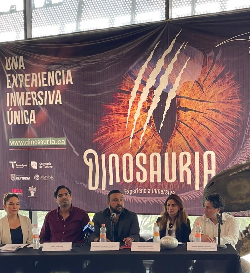 Presentarán en Reynosa “DINOSAURIA… Experiencia Inmersiva”