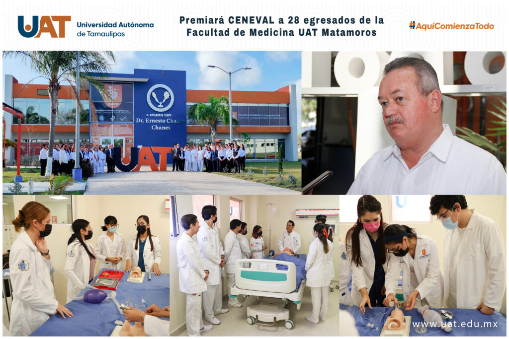 Premiará el CENEVAL a 28 egresados de la Facultad de Medicina UAT Matamoros