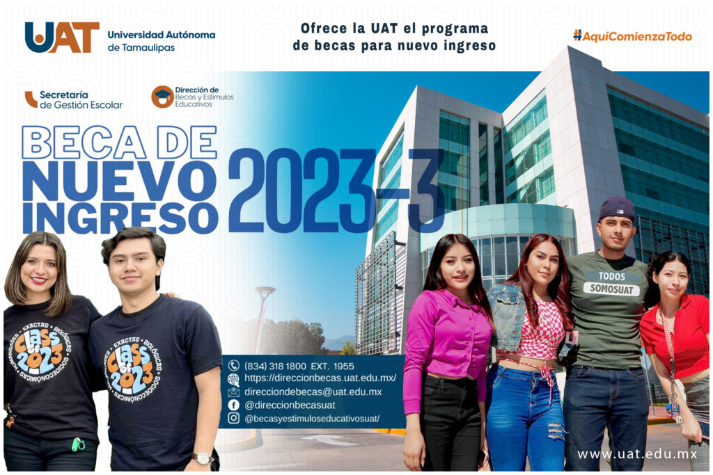 Ofrece la UAT el programa de becas para nuevo ingreso