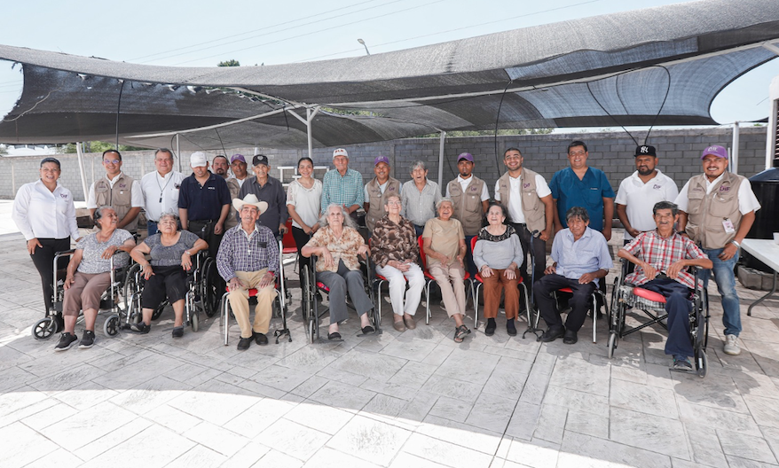 Rehabilita DIF Tamaulipas huerto comunitario en Casa Hogar del Adulto Mayor