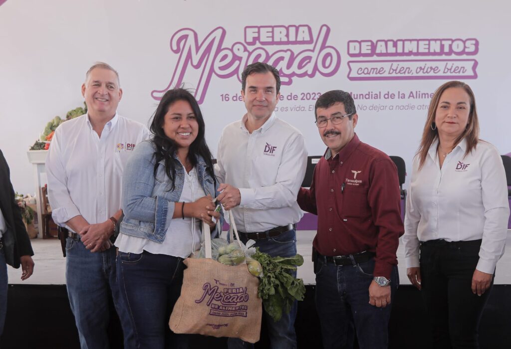 Lleva DIF Tamaulipas la Feria Mercado de Alimentos a Reynosa