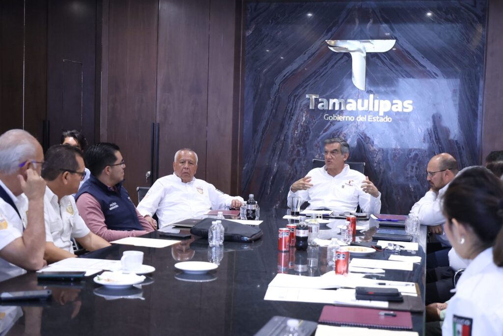 Coordinan esfuerzos Gobierno de Tamaulipas y el INM para atender a migrantes y tener una frontera tranquila