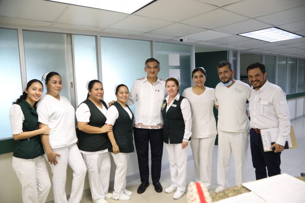 El gobernador de Tamaulipas, Américo Villarreal Anaya y el  director general del IMSS, Zoé Robledo, supervisaron la rehabilitación del Hospital General Regional No. 6 del Instituto Mexicano del Seguro Social, en Ciudad Madero.