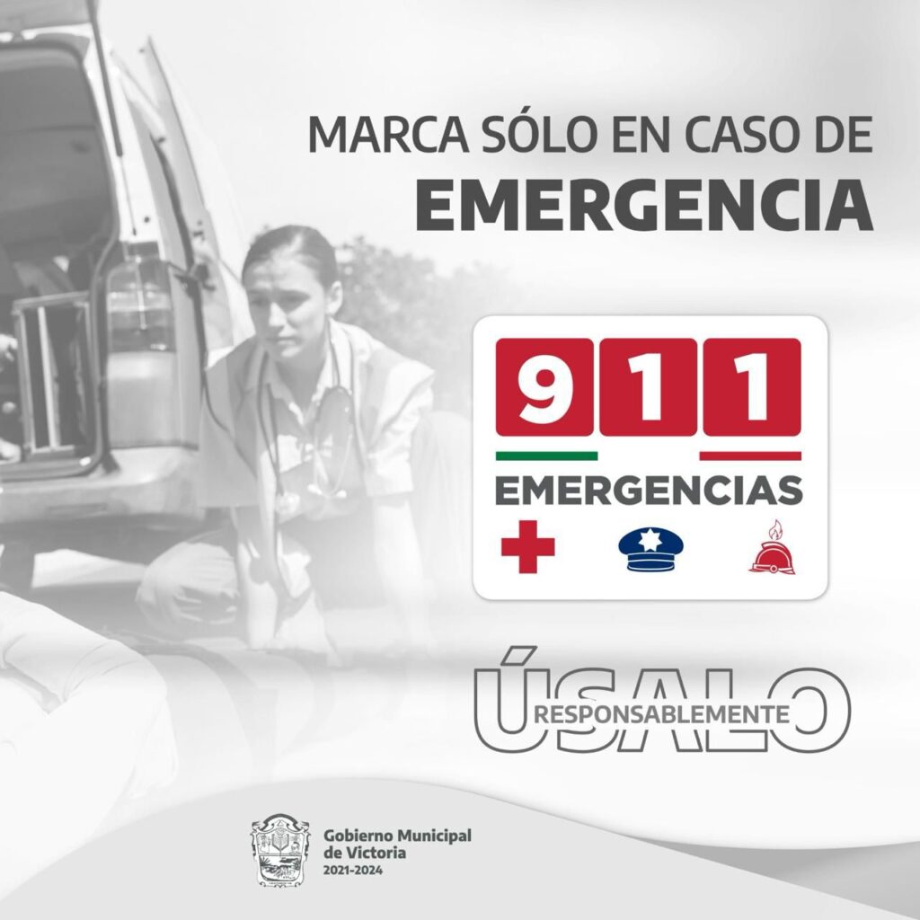 marca en sólo caso de emergencia