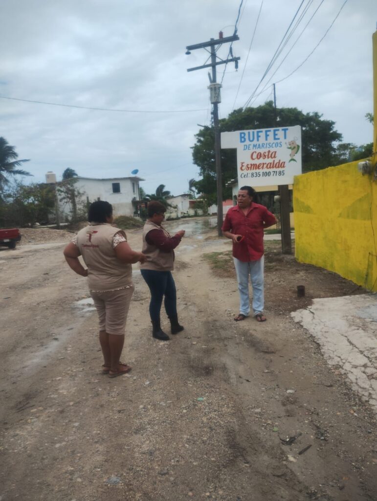 Recorre SEBIEN municipios luego del paso de “Alberto”