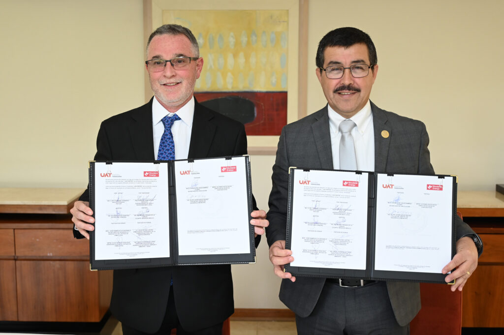 La UAT y Woodside Petróleo México celebran convenio de colaboración académica y científica