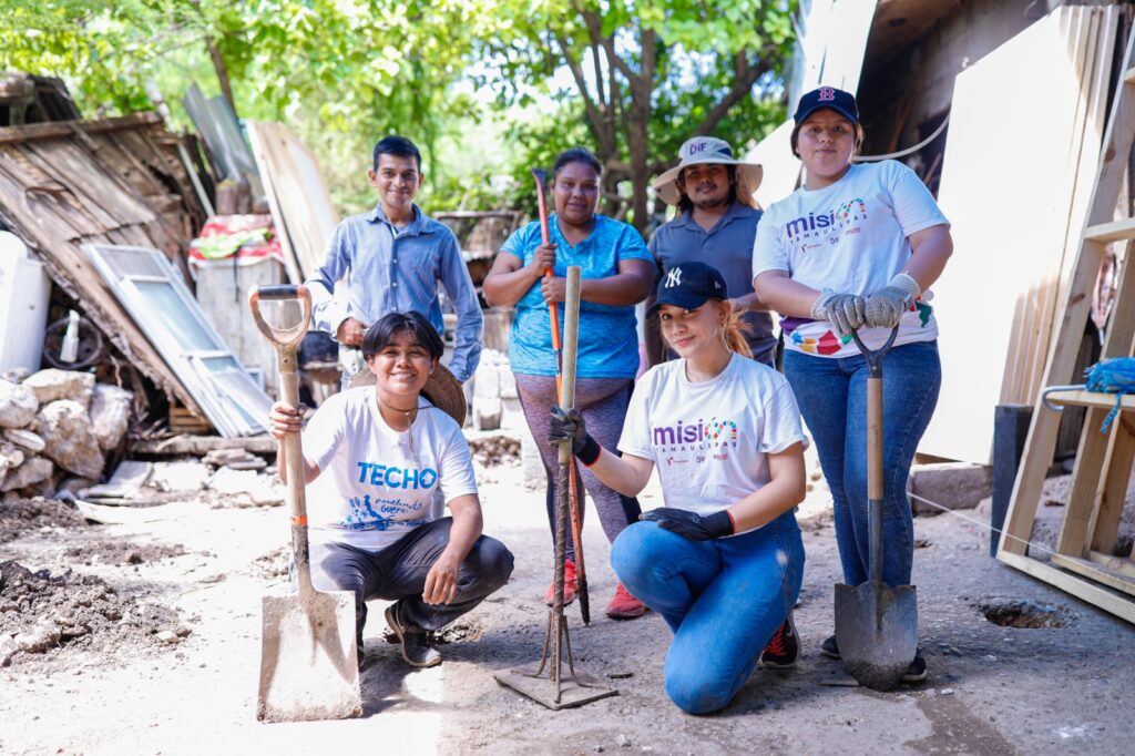 Unen esfuerzos Techo México y DIF Tamaulipas para construir vivienda emergente a familias en condiciones de vulnerabilidad