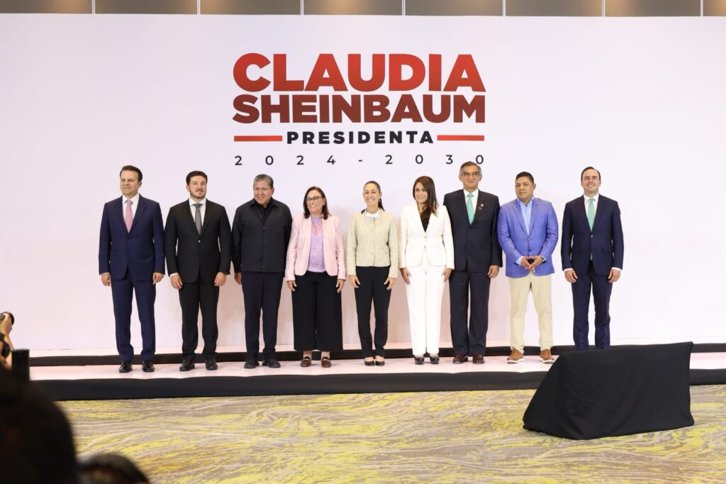 Presenta Américo a Claudia Sheinbaum y su gabinete los proyectos estratégicos de Tamaulipas