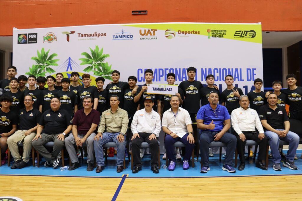 Inauguran en la UAT el Campeonato Nacional de Básquetbol U-14 de la ADEMEBA