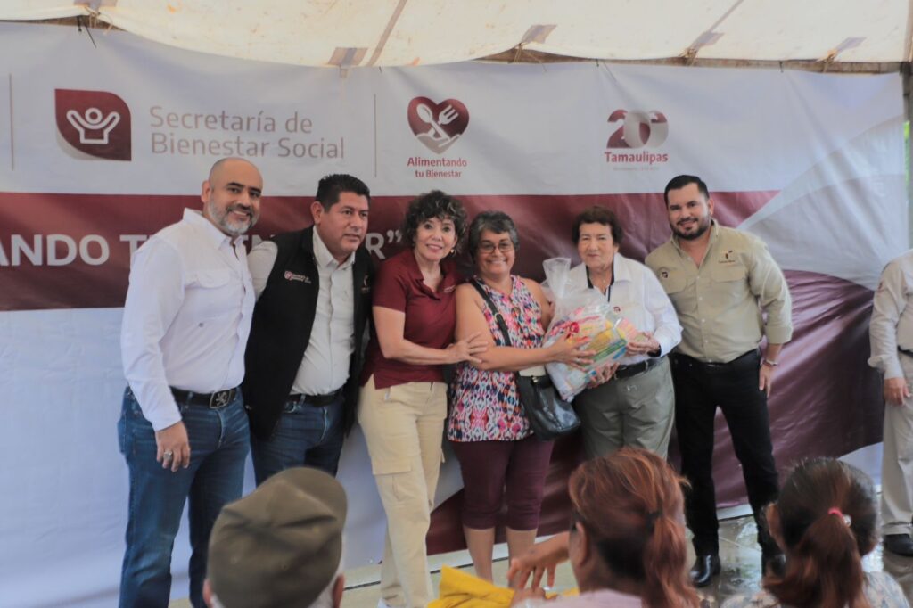 Entrega SEBIEN apoyos del Programa Alimentando tu Bienestar en Altamira