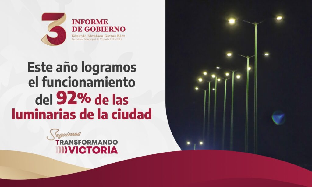 3er informe de gobierno de ciudad victoria