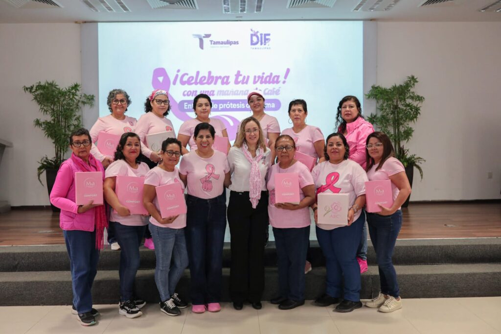 Continúa DIF Tamaulipas apoyando la lucha contra el cáncer de mama