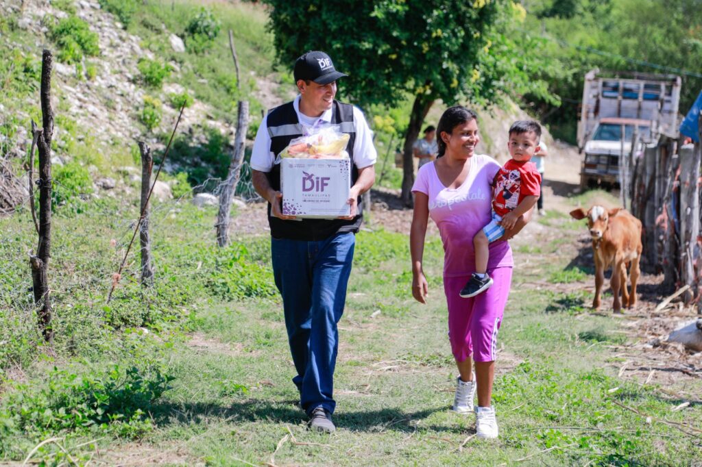 Entrega DIF Tamaulipas más de 67 mil dotaciones alimentarias en todo el estado