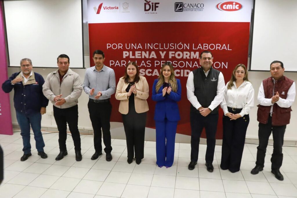 Fortalece DIF Victoria programa de inclusión laboral de personas con discapacidad.