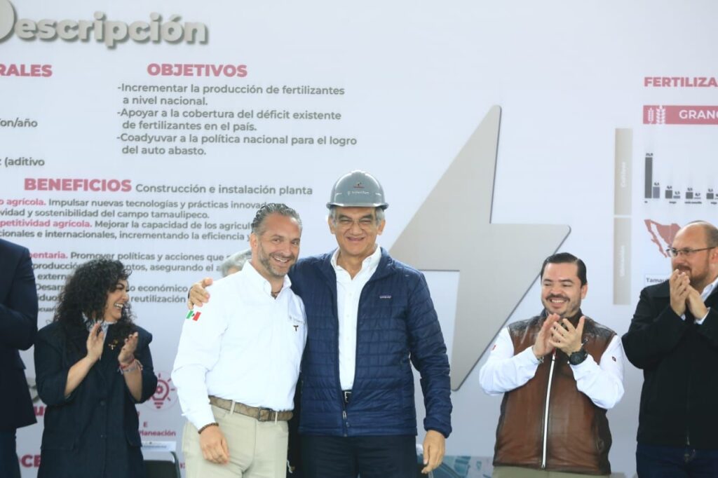 Inicia Américo construcción de planta de fertilizantes con una inversión histórica de mil 300 MDD
