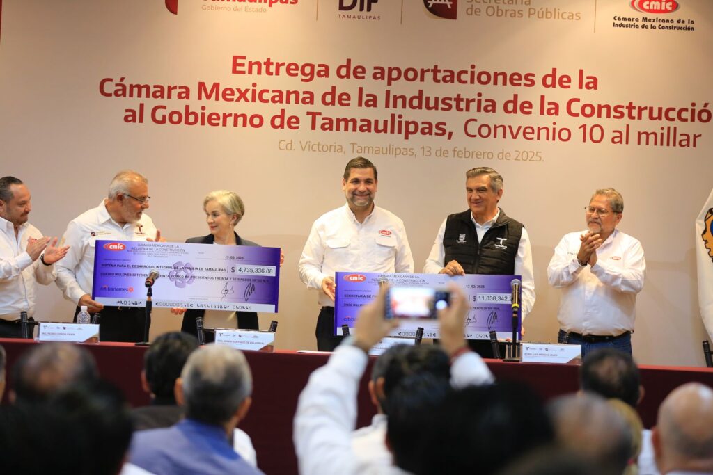 Presidente de la CMIC reconoce liderazgo del gobernador, que fomenta inversiones
