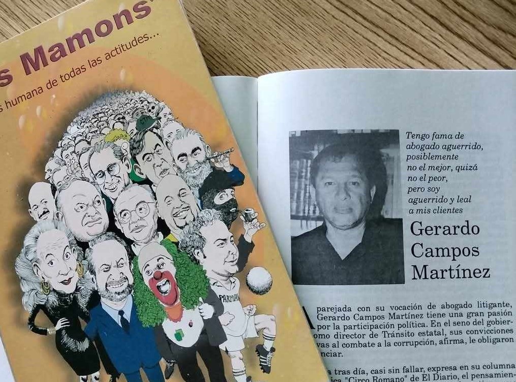 Retrato del abogado Gerardo Campos Martínez   