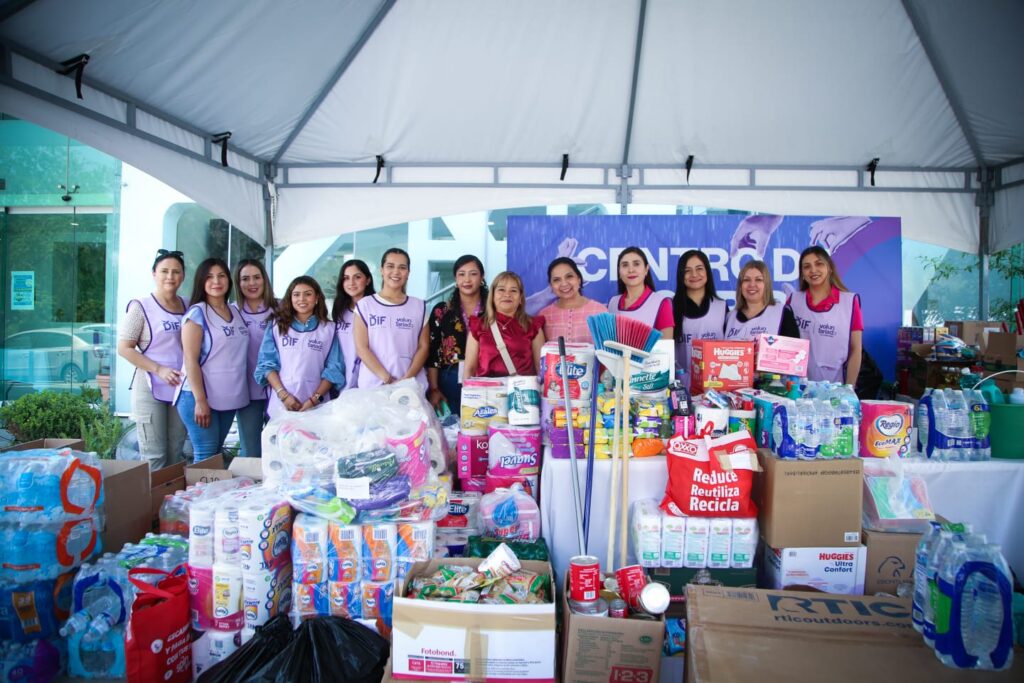 DIF Tamaulipas colecta más de 17 toneladas de ayuda para damnificados por lluvias en la frontera