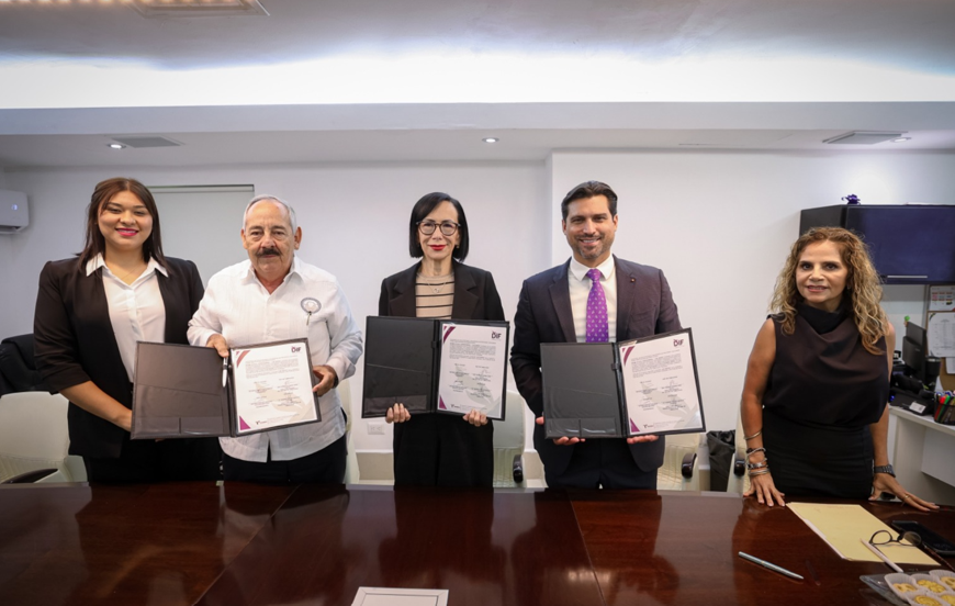 DIF Tamaulipas y Colegio de Notarios firman convenio en beneficio de las familias más vulnerables