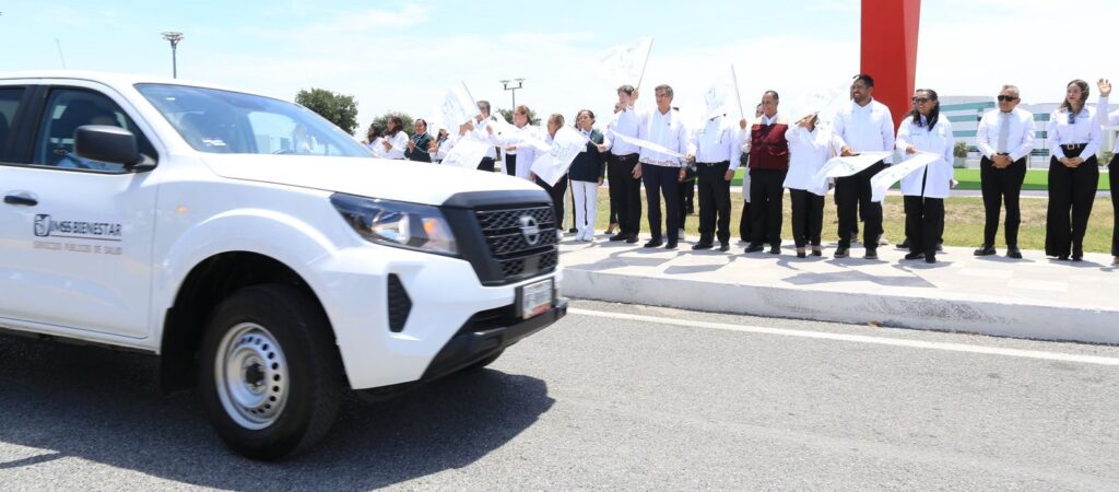 Da Américo banderazo de salida a vehículos del IMSS-Bienestar Tamaulipas