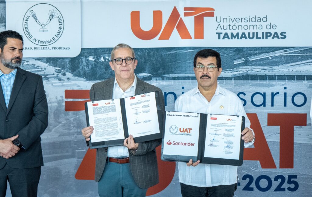Fortalece la UAT y Banco Santander apoyo a la educación superior Fortalece la UAT y Banco Santander apoyo a la educación superior