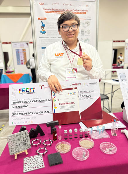 Estudiante de la UAT investiga cura contra el cáncer