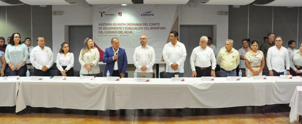 Presenta Secretaría de Recursos Hidráulicos actualización de los colores del Semáforo del Cuidado del Agua para Tamaulipas con vigencia en junio