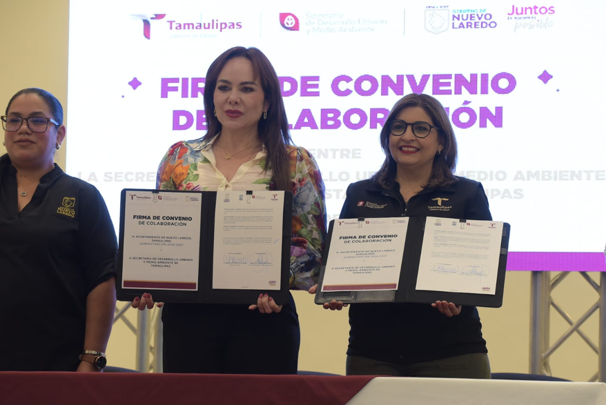 Firman SEDUMA y Nuevo Laredo alianza por un futuro más verde Firman SEDUMA y Nuevo Laredo alianza por un futuro más verde