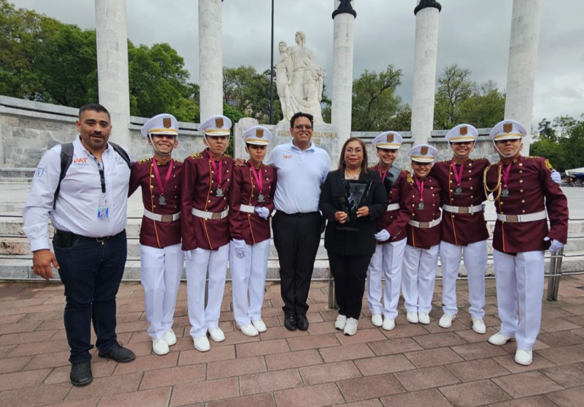 Obtiene la UAT segundo lugar nacional en competencia de escoltas y bandas de guerra Obtiene la UAT segundo lugar nacional en competencia de escoltas y bandas de guerra