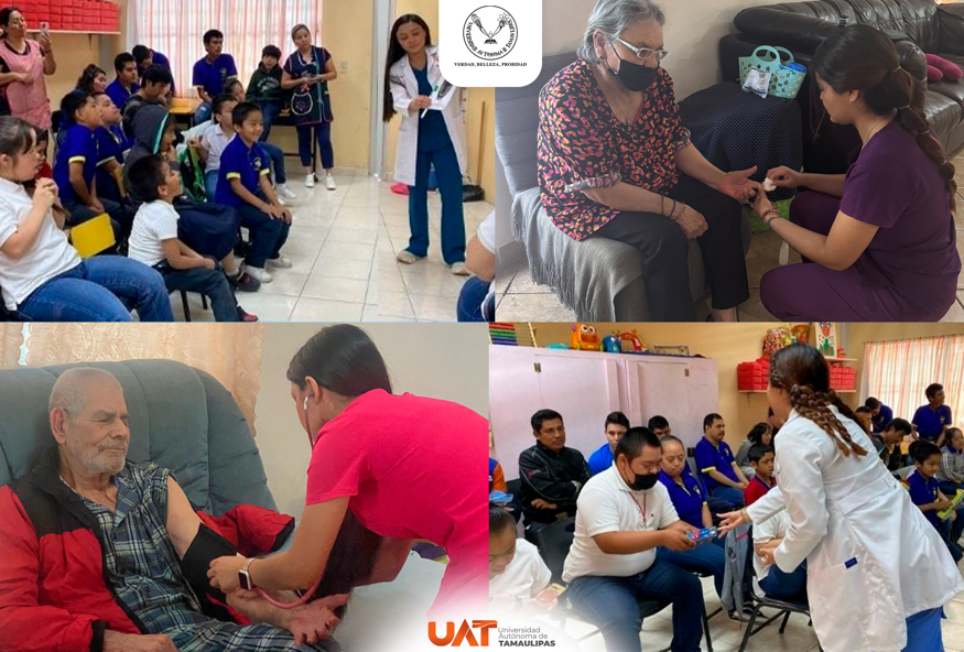 Atiende la UAT con servicios médicos gratuitos a grupos vulnerables y adultos mayores