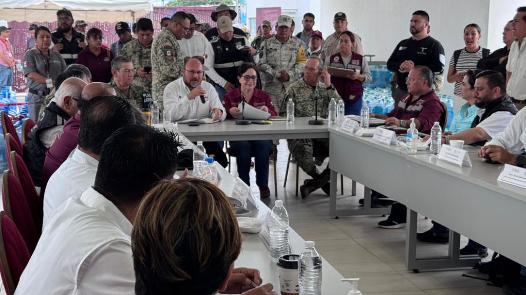 Inicia descenso de niveles de agua en la zona sur de Tamaulipas; autoridades refuerzan atención a población afectada