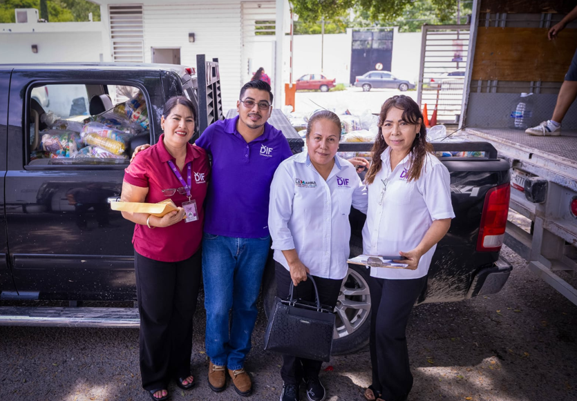 Continúa DIF Tamaulipas enviando ayuda humanitaria a zonas afectadas por lluvias e inundaciones