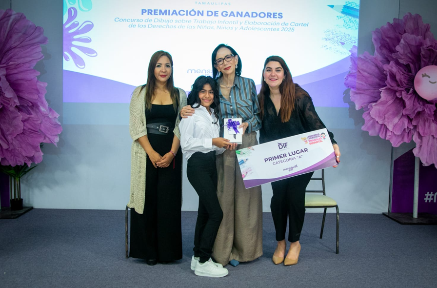 Premia DIF Tamaulipas a ganadores de concursos infantiles de dibujo y cartel Premia DIF Tamaulipas a ganadores de concursos infantiles de dibujo y cartel