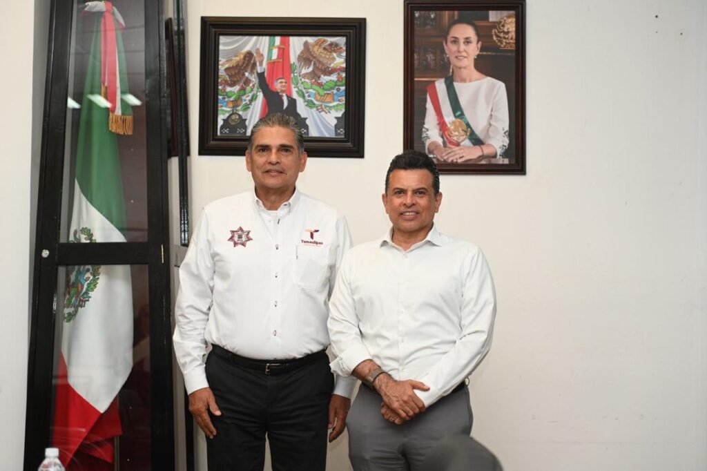 Refirma alcalde de Victoria colaboración con Secretario de Seguridad, General Carlos Arturo Pancardo Escudero.