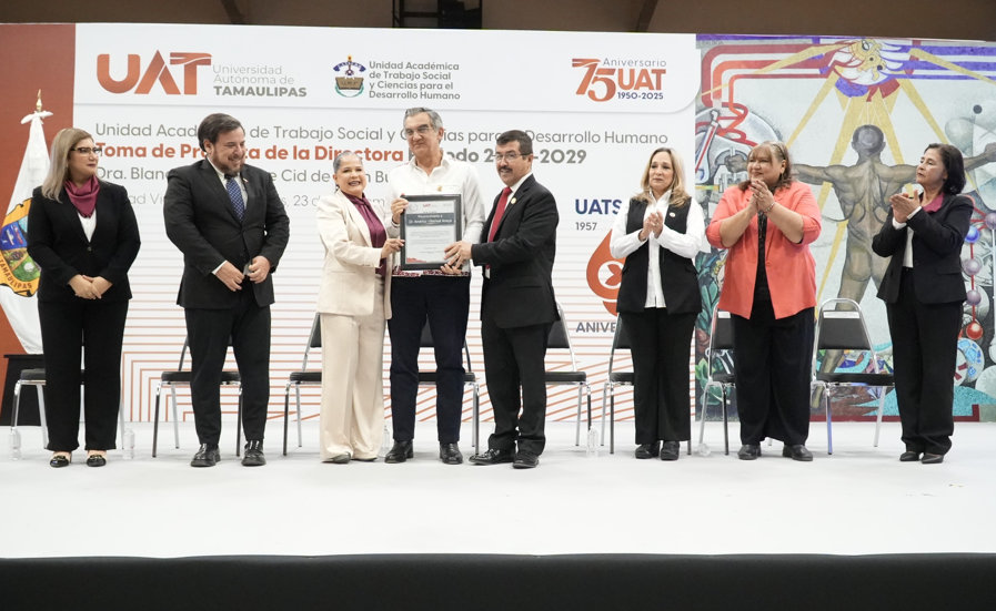 Destaca gobernador compromiso de la UAT con el bienestar social de Tamaulipas