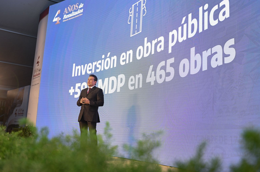 Victoria marca ruta en obra pública.