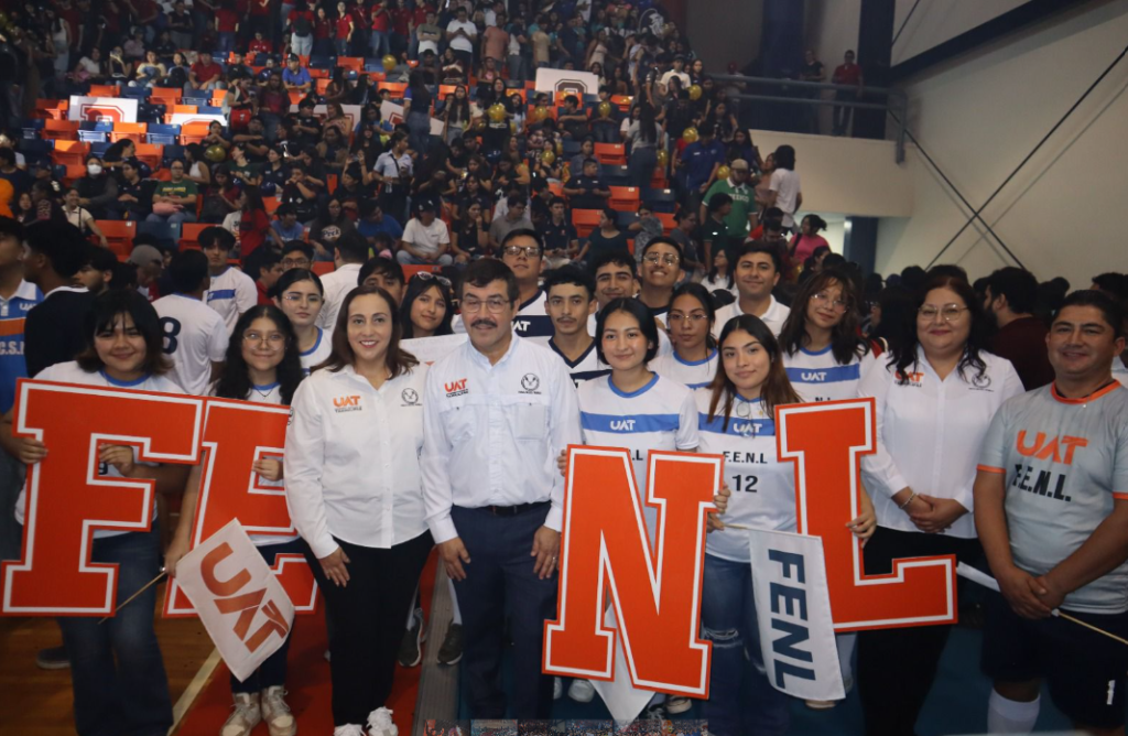 Inaugura rector Juegos Interfacultades UAT Zona Norte 2025