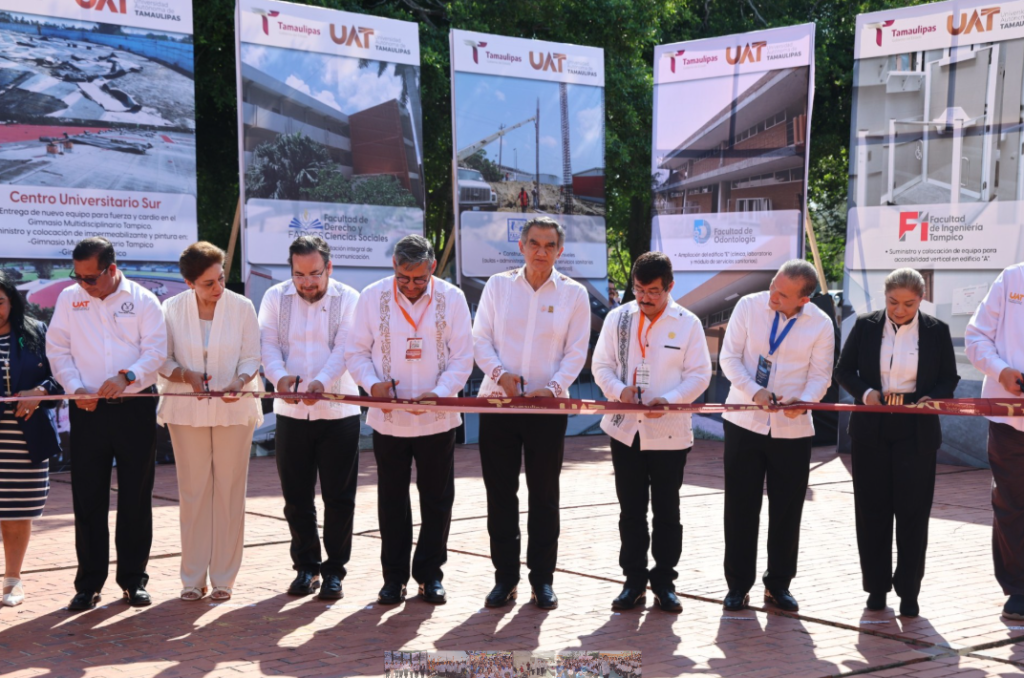 Gobernador y rector inauguran obras que fortalecen crecimiento de la UAT