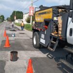 Cuadrillas siguen eliminando baches de avenidas y calles de Victoria.
