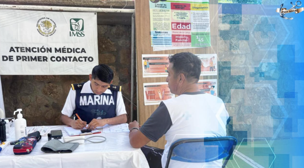 Llevará Marina atención médica a comunidades costeras de difícil acceso en Tamaulipas