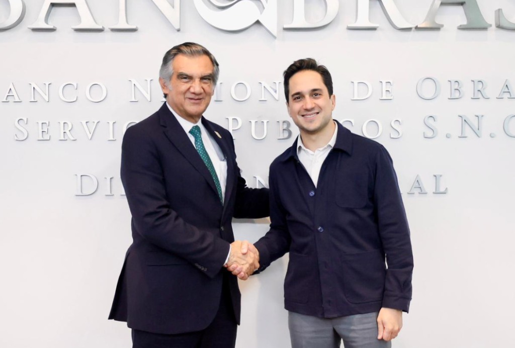 Gestiona Américo recursos con Banobras para proyectos estratégicos de infraestructura en Tamaulipas