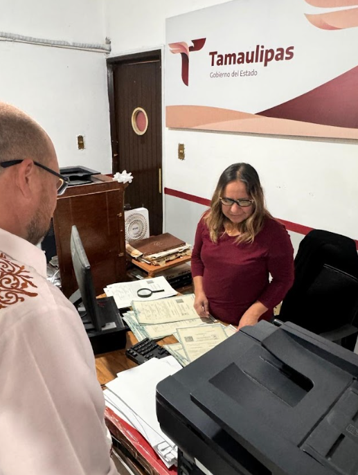 Realiza secretario general de Gobierno recorrido de supervisión en la Oficialía Primera del Registro Civil de Ciudad Madero