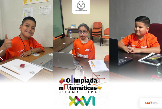 Talento tamaulipeco destaca en la Olimpiada Nacional de Matemáticas